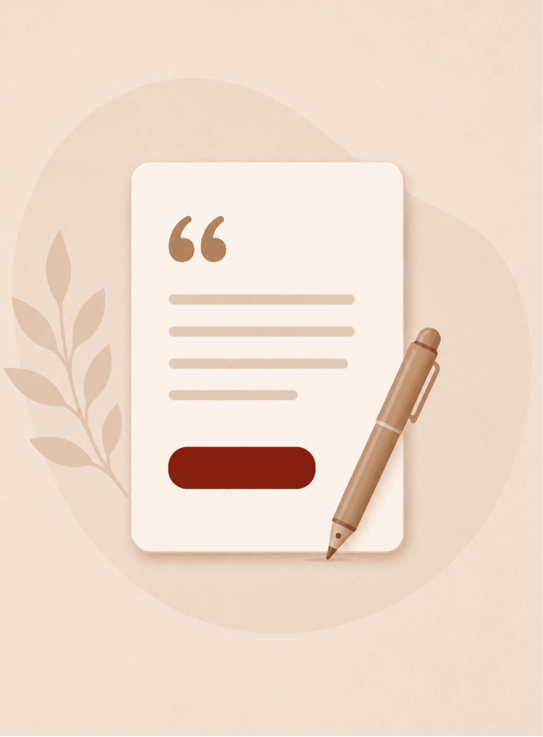 a paper and a pen