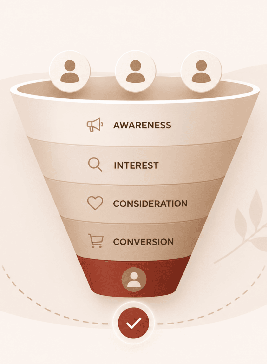 a funnel 