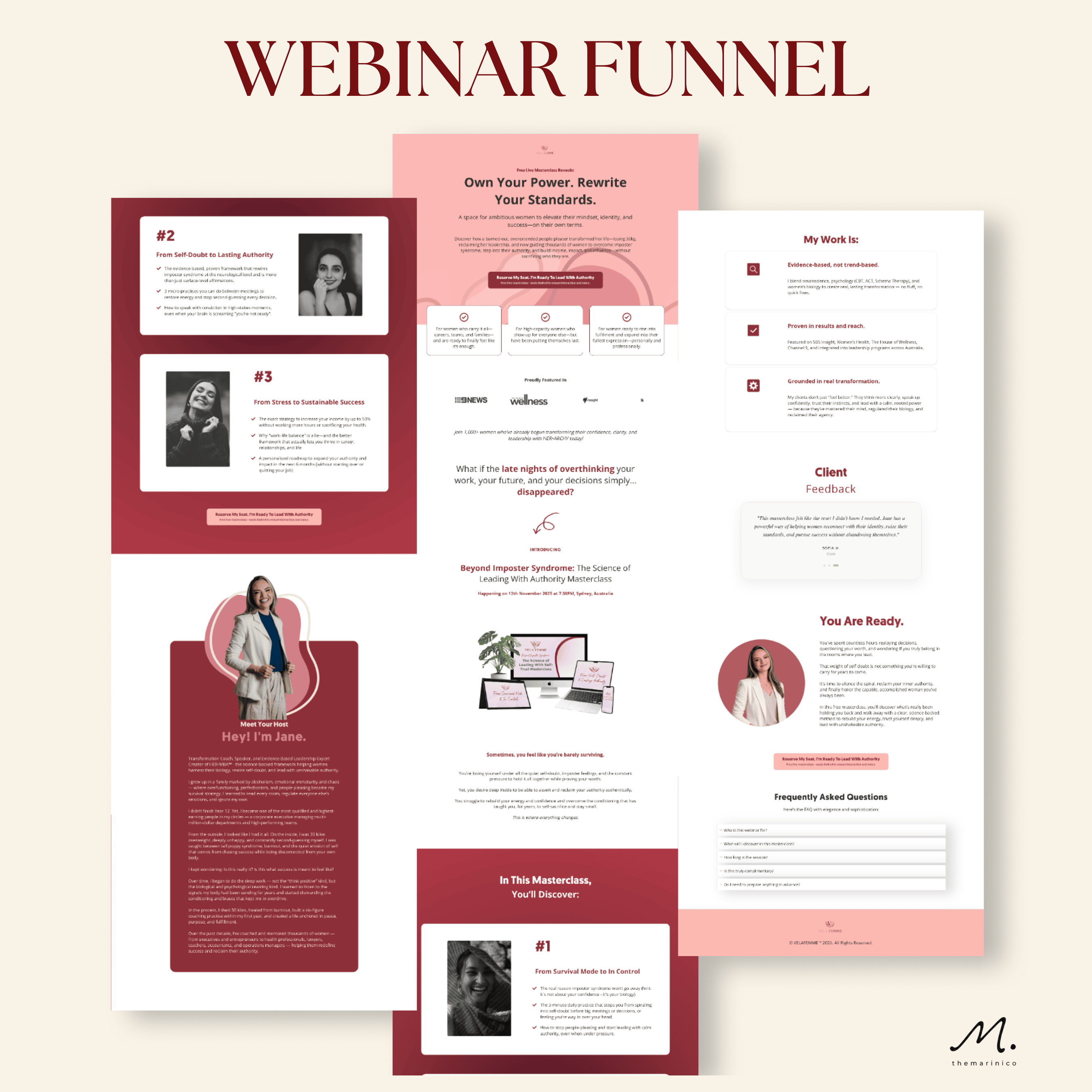 website funnel