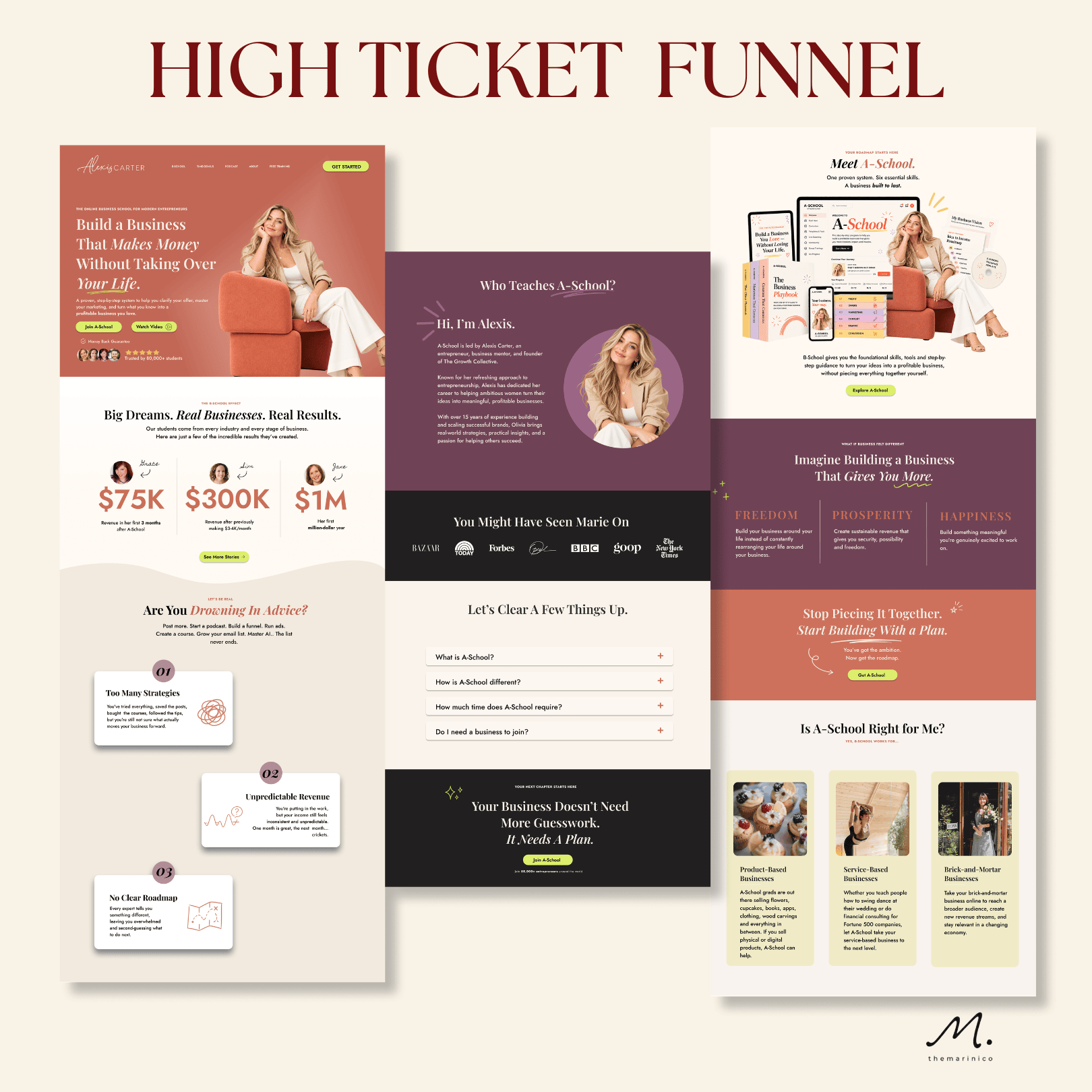 landing pages